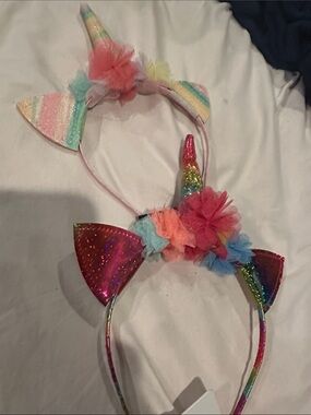 Lot of two unicorn headbands